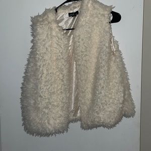 Faux fur vest